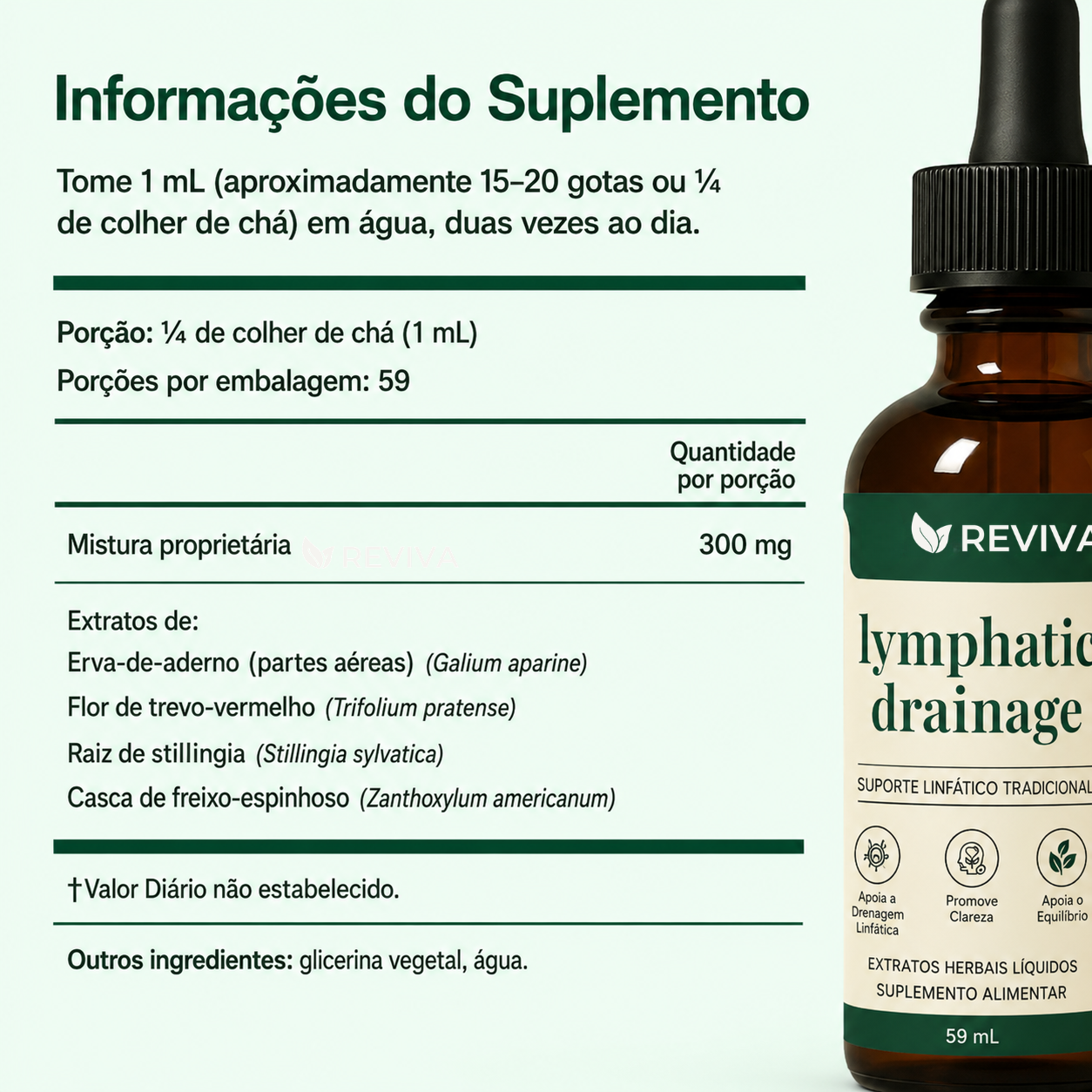 (Reviva® Gotas para Drenagem Linfática)